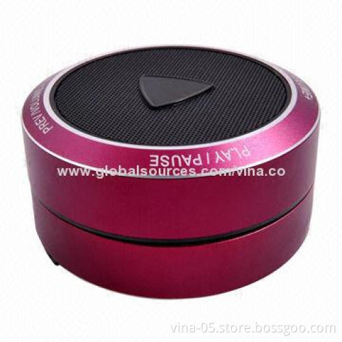 3W Rechargeable Portable Speaker for Computers, 3.5mm Jack Audio Input